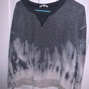 Gray crew neck